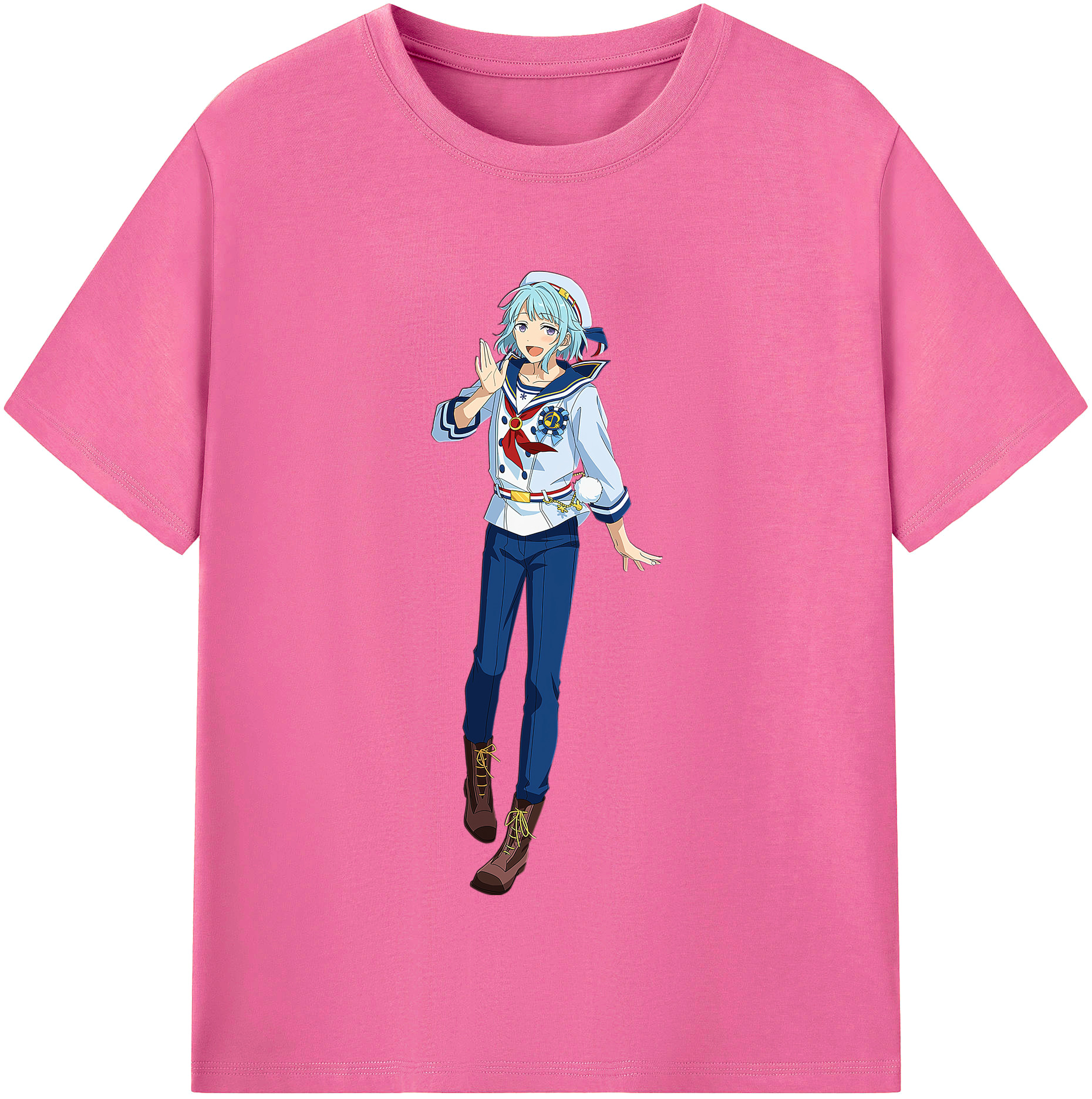 （画像用） あんさんぶるスターズ! Ensemble Stars レディースカジュアルプリントTシャツ（綿100％）